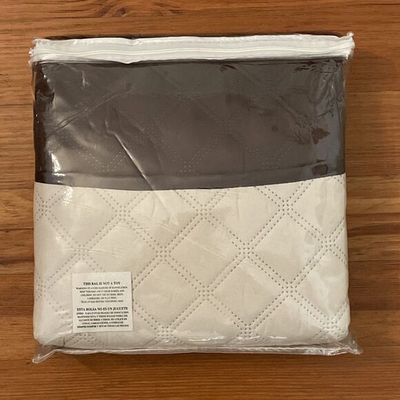 Royal Elegance Coffee Tan Reversible Chair Protector 75 x 65 Washable NEW - Picture 2 of 7